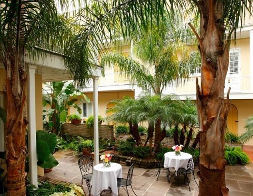 Dauphine Orleans Hotel courtyard